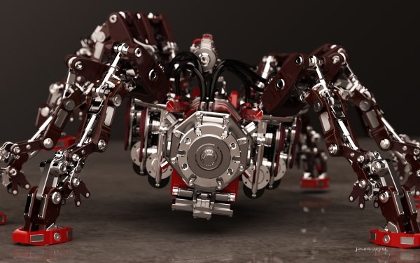 Sci Fi Robot 3D CGI High Tech Machine HD Wallpaper | Background Image
