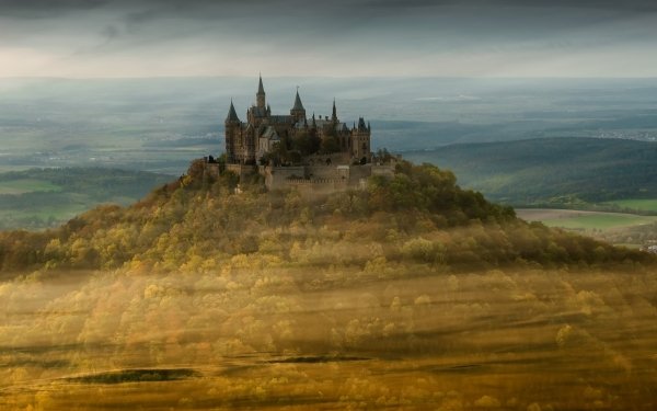 Man Made Hohenzollern Castle Castles Germany Castle Landscape HD Wallpaper | Background Image