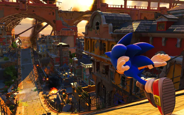 Sonic the Hedgehog video game Sonic Forces HD Desktop Wallpaper | Background Image