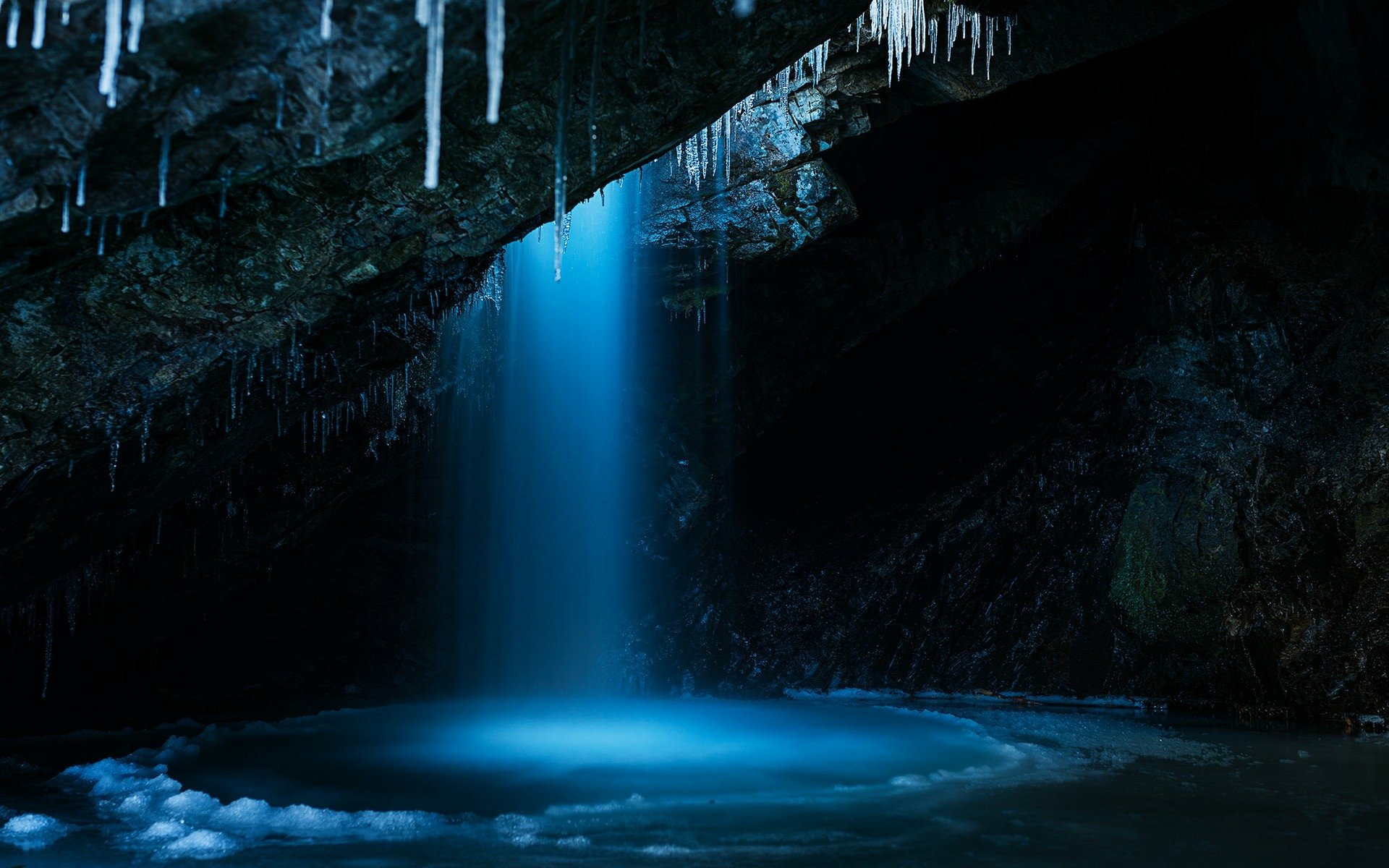 Serene Cave Waterfall HD Wallpaper   Thumb 1920 887631 