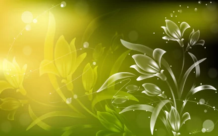 floral artistic nature HD Desktop Wallpaper | Background Image