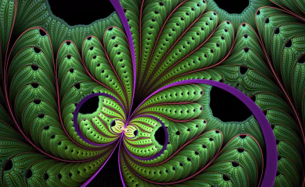 green Abstract fractal abstract green HD Desktop Wallpaper | Background Image