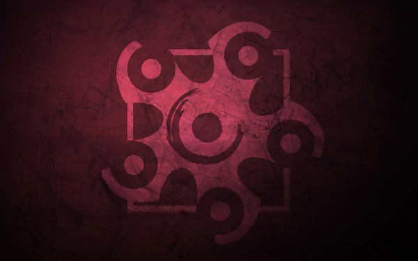 HD wallpaper featuring a minimalist design for Operation Red Crow from Tom Clancy's Rainbow Six: Siege, highlighting the character Hibana.