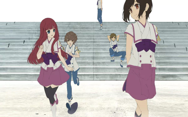 Saki Watanabe Mamoru Ito Satoru Asahina Shun Aonuma Maria Akizuki Anime From the New World HD Desktop Wallpaper | Background Image