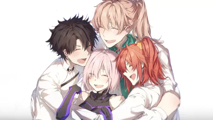 Mashu Kyrielight Romani Archaman Shielder (Fate/Grand Order) Fujimaru Ritsuka Fujimaru Ritsuka (Male) Anime Fate/Grand Order HD Desktop Wallpaper | Background Image