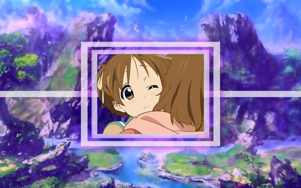 Anime K-ON! Ui Hirasawa Yui Hirasawa HD Wallpaper | Background Image
