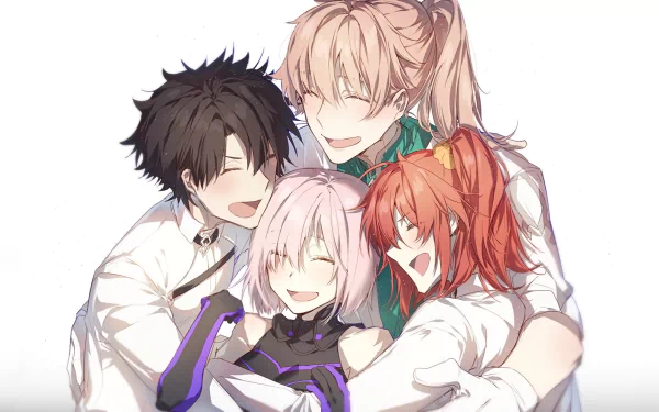 Mashu Kyrielight Romani Archaman Shielder (Fate/Grand Order) Fujimaru Ritsuka Fujimaru Ritsuka (Male) Anime Fate/Grand Order HD Desktop Wallpaper | Background Image