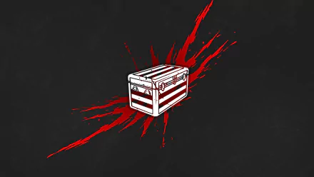 Minimalist 8K Ultra HD PC wallpaper featuring the Plunderers Instinct emblem from Dead by Daylight, showcasing clean design and gaming-themed visuals.