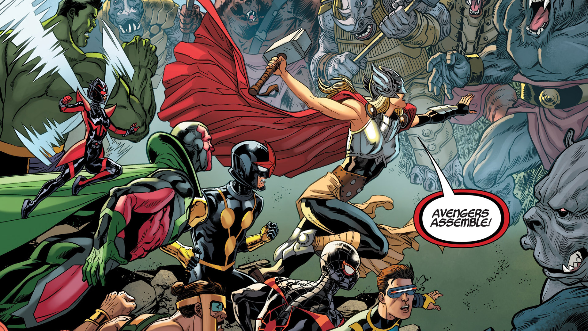 Comics Avengers HD Wallpaper