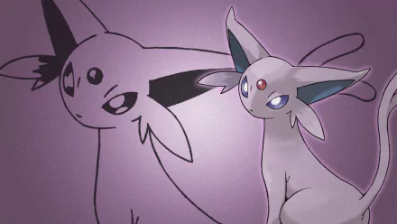 Eeveelutions Espeon (Pokémon) Anime Pokemon HD Desktop Wallpaper | Background Image