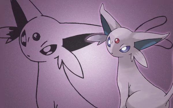 Eeveelutions Espeon (Pokémon) Anime Pokemon HD Desktop Wallpaper | Background Image