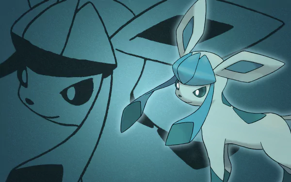 Glaceon (Pokémon) Eeveelutions Anime Pokemon HD Desktop Wallpaper | Background Image