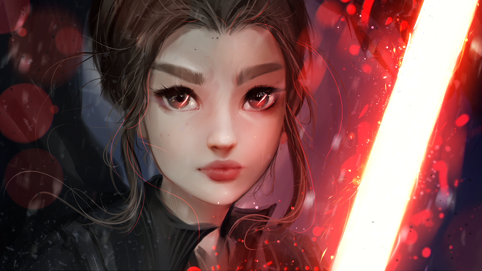 Download Movie Star Wars Red Lightsaber HD Wallpaper by Benjamin Cehelsky