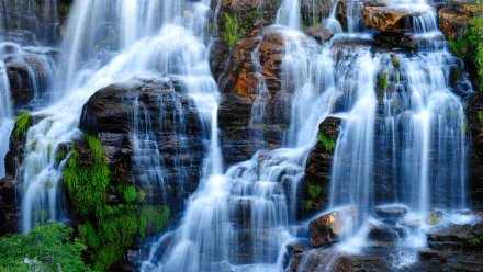 slate nature waterfall HD Desktop Wallpaper | Background Image