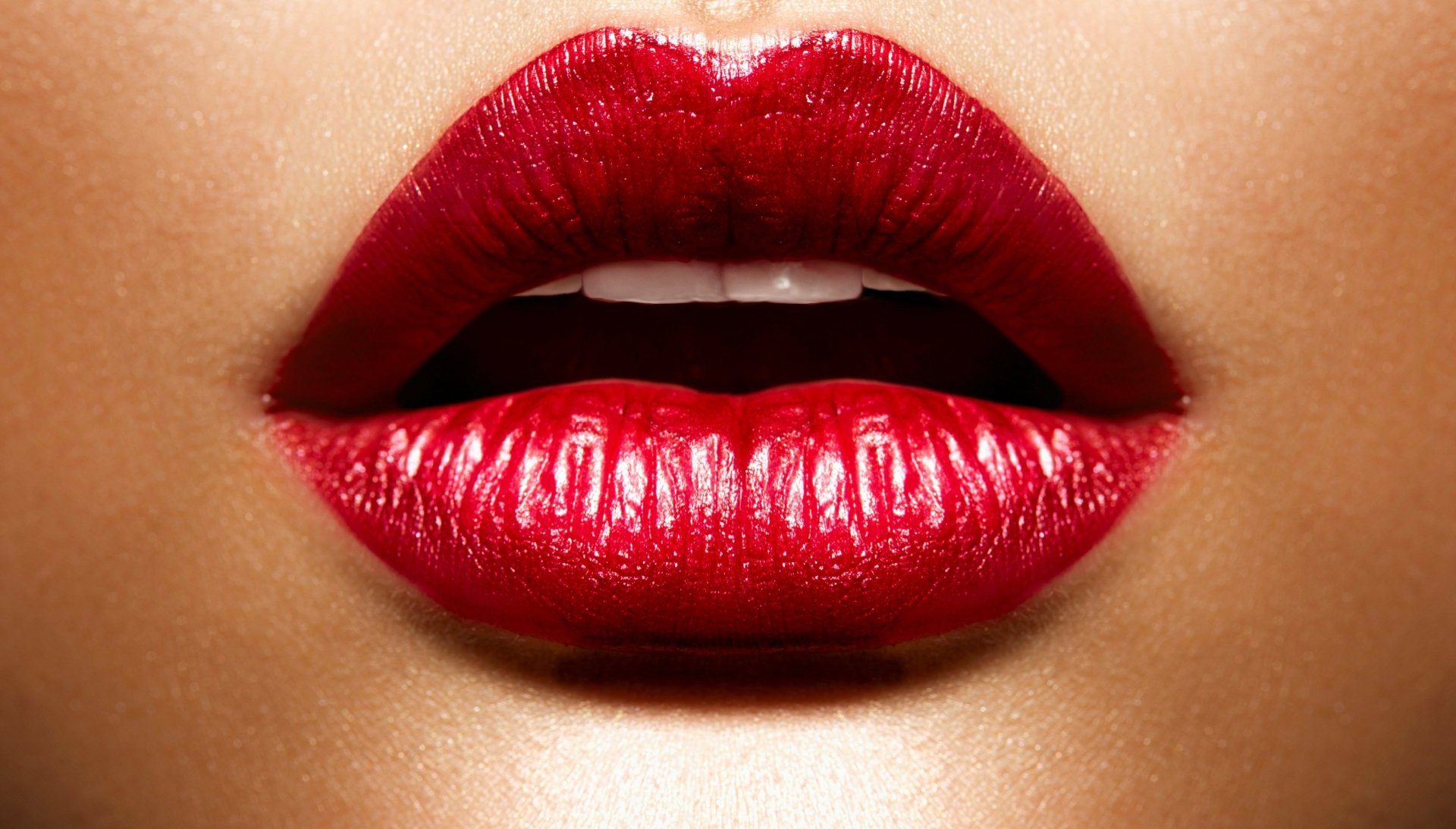 Yummy Red Lips 1920 x 1080 HDTV 1080p Wallpaper