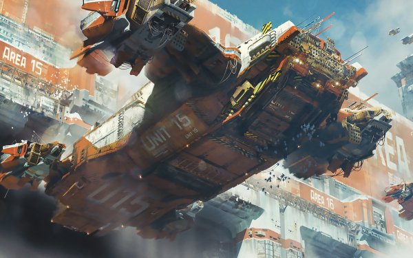 Sci Fi Aircraft Cargo HD Wallpaper | Background Image