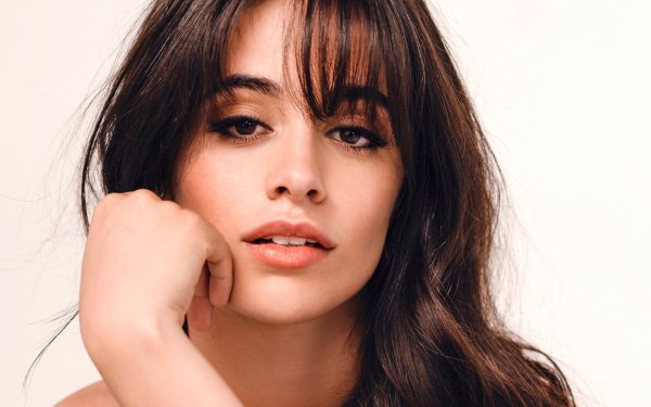 Music Camila Cabello Latina Singer Brunette Brown Eyes Face Close-Up American HD Wallpaper | Background Image