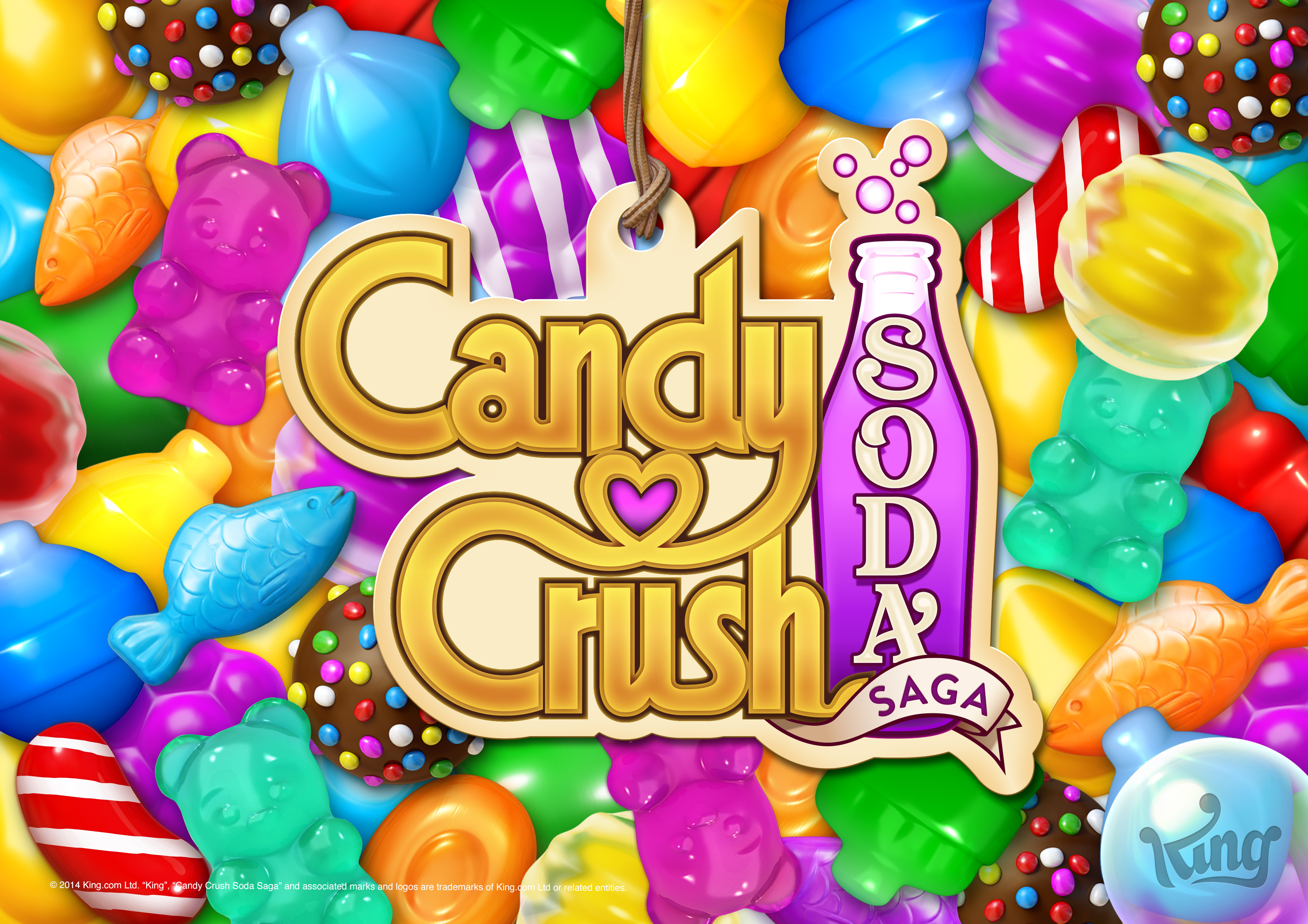 Candy Crush Soda Saga (by King.com Limited) - iOS / Android - HD Gameplay  Trailer 