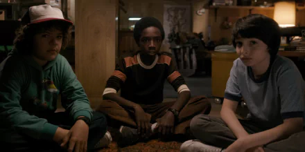 Lucas Sinclair Caleb McLaughlin Dustin Henderson Gaten Matarazzo Mike Wheeler Finn Wolfhard TV Show Stranger Things HD Desktop Wallpaper | Background Image