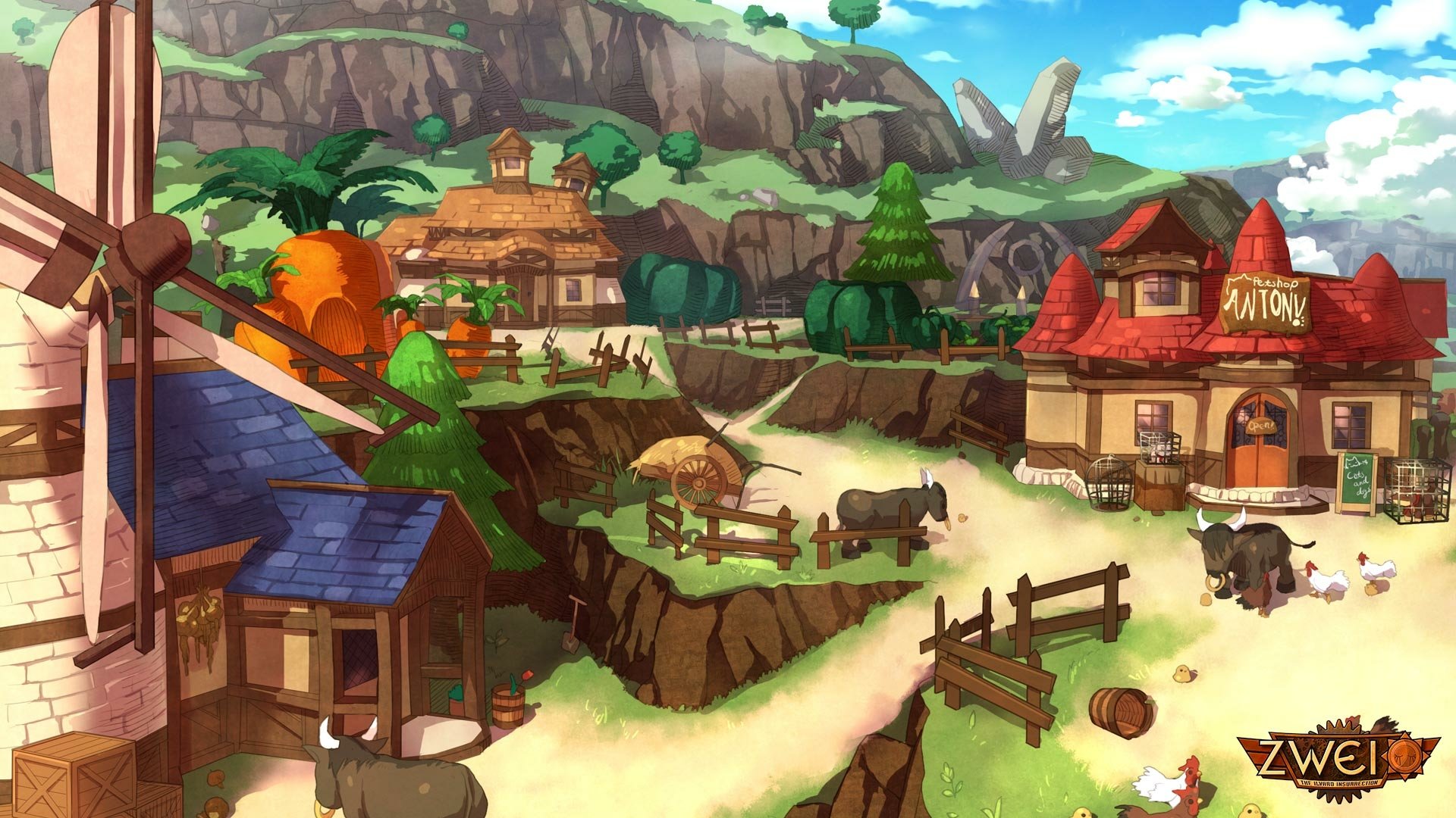 Download Video Game Zwei: The Ilvard Insurrection HD Wallpaper