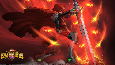 Jeannine Sauvage Guillotine (Marvel Comics) video game MARVEL Contest of Champions HD Desktop Wallpaper | Background Image
