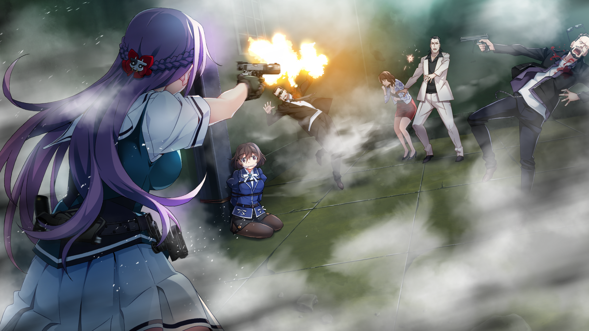 Download Anime Grisaia: Phantom Trigger HD Wallpaper by Akio Watanabe