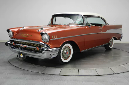  Chevrolet Bel Air 1957 Hardtop Sierra gold