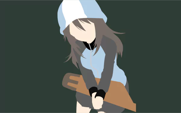 minimalist Mika (Girls und Panzer) Anime Girls und Panzer minimalist anime HD Desktop Wallpaper | Background Image