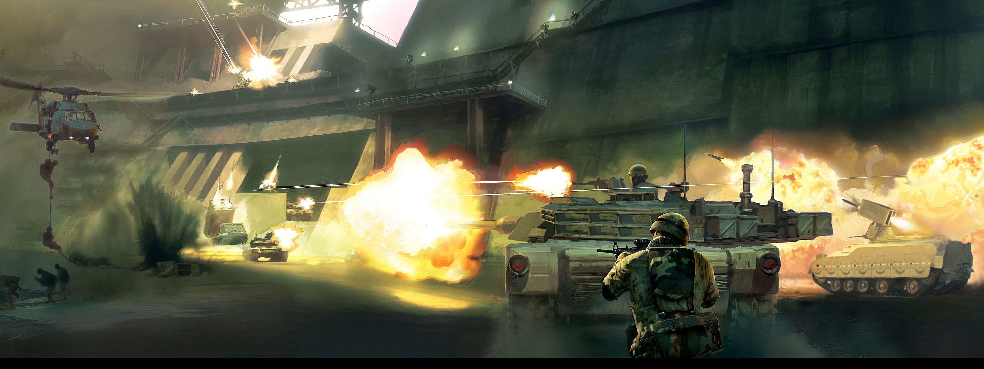 Video Game Battlefield 2: Modern Combat HD Wallpaper | Background Image