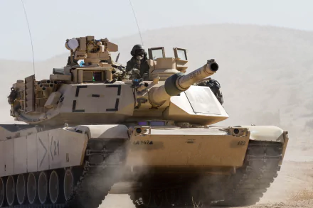  M1 Abrams Tank in Desert