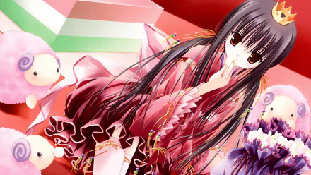 Anime girl anime girl HD Desktop Wallpaper | Background Image