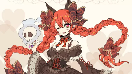 Rin Kaenbyou Anime Touhou HD Desktop Wallpaper | Background Image