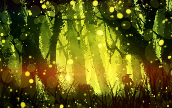 Fantasy Wald Firefly – Der Aufbruch der Serenity Samurai Krieger HD Wallpaper | Hintergrund
