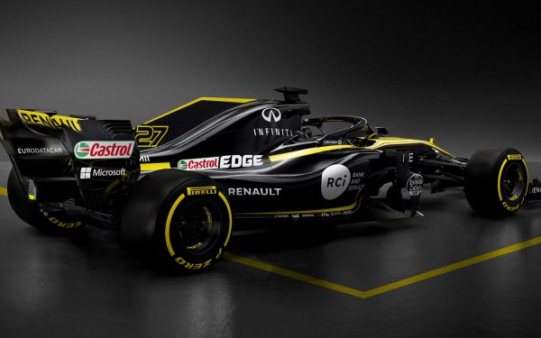 Vehicles Renault RS Renault Renault R.S.18 Formula 1 Race Car Black Car Car HD Wallpaper | Background Image