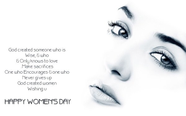 Holiday Women's Day Face Statement Happy Women's Day HD Wallpaper | Background Image