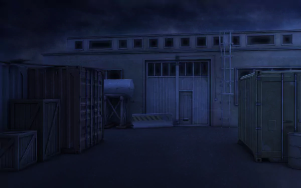 night container dock Anime Original anime night HD Desktop Wallpaper | Background Image