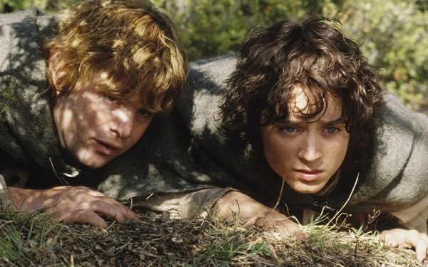 The Lord Of The Rings Elijah Wood Sean Astin Frodo Baggins Samwise Gamgee movie The Lord of the Rings: The Two Towers HD Desktop Wallpaper | Background Image