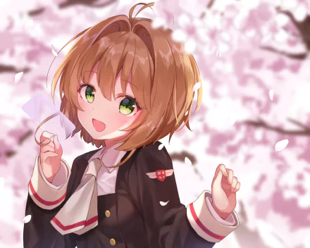 Sakura Kinomoto Anime Cardcaptor Sakura HD Desktop Wallpaper | Background Image
