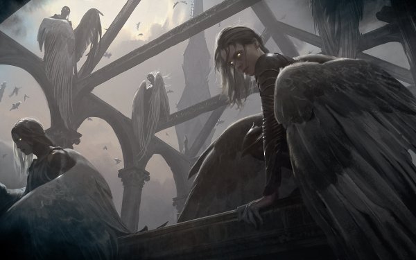 Game Magic: The Gathering Dark Angel HD Wallpaper | Background Image