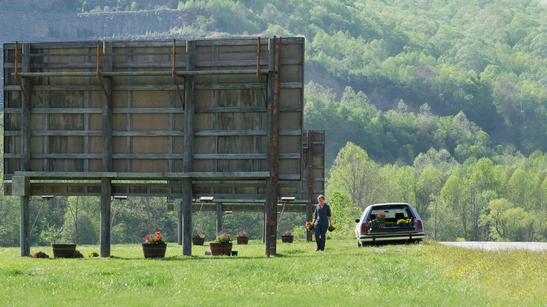 Download Frances McDormand Movie Three Billboards Outside Ebbing, Missouri HD Wallpaper