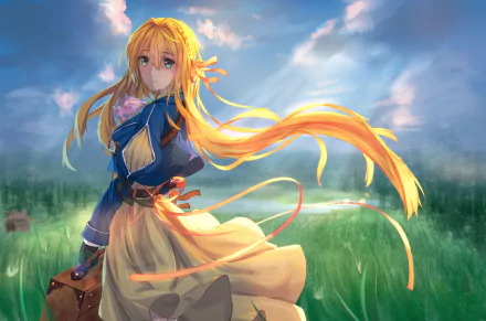 Violet Evergarden (Character) Anime Violet Evergarden HD Desktop Wallpaper | Background Image