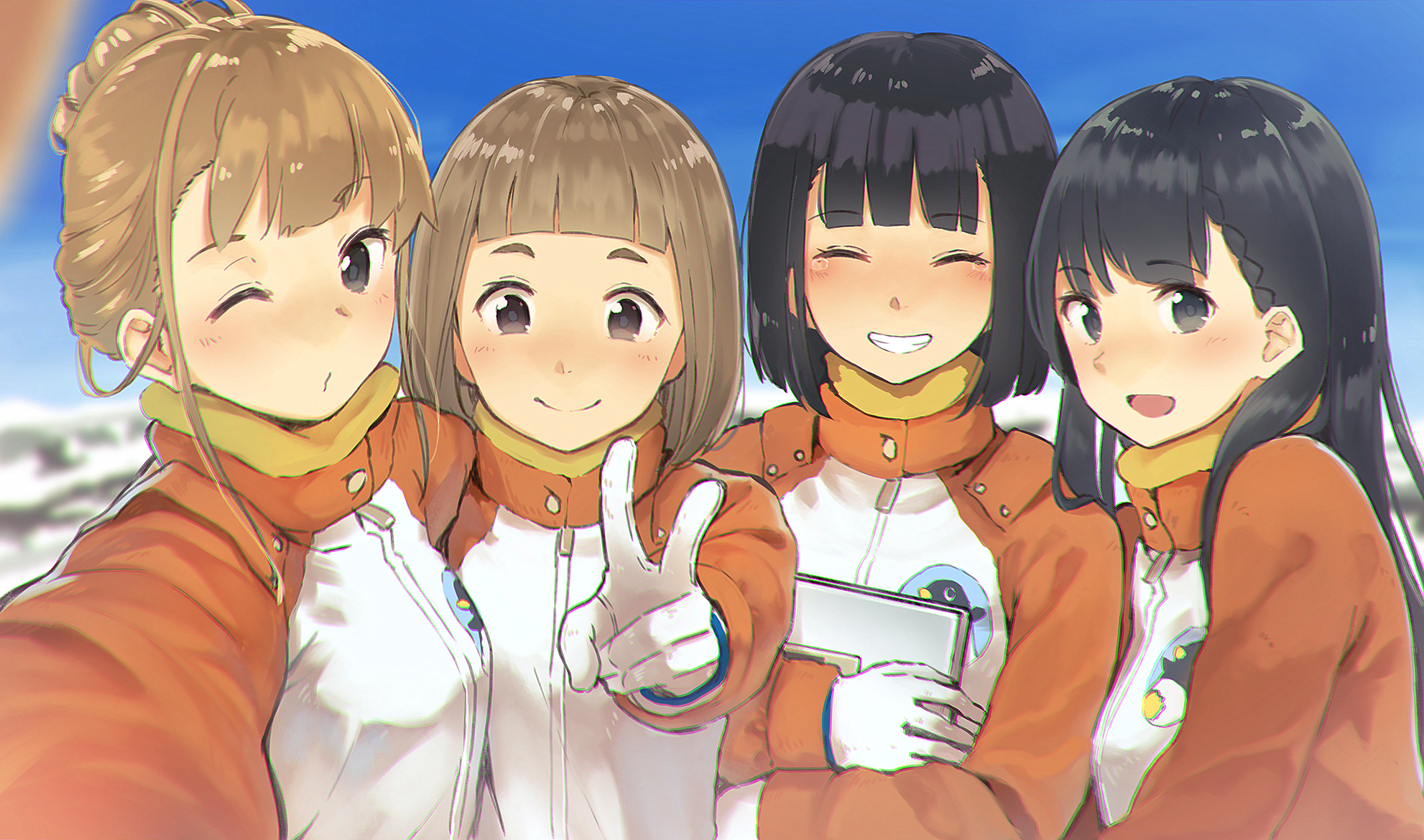 Sora Yori Mo Tooi Basho Shiraishi Yuzuki, Kobuchizawa Shirase, Tamaki Mari