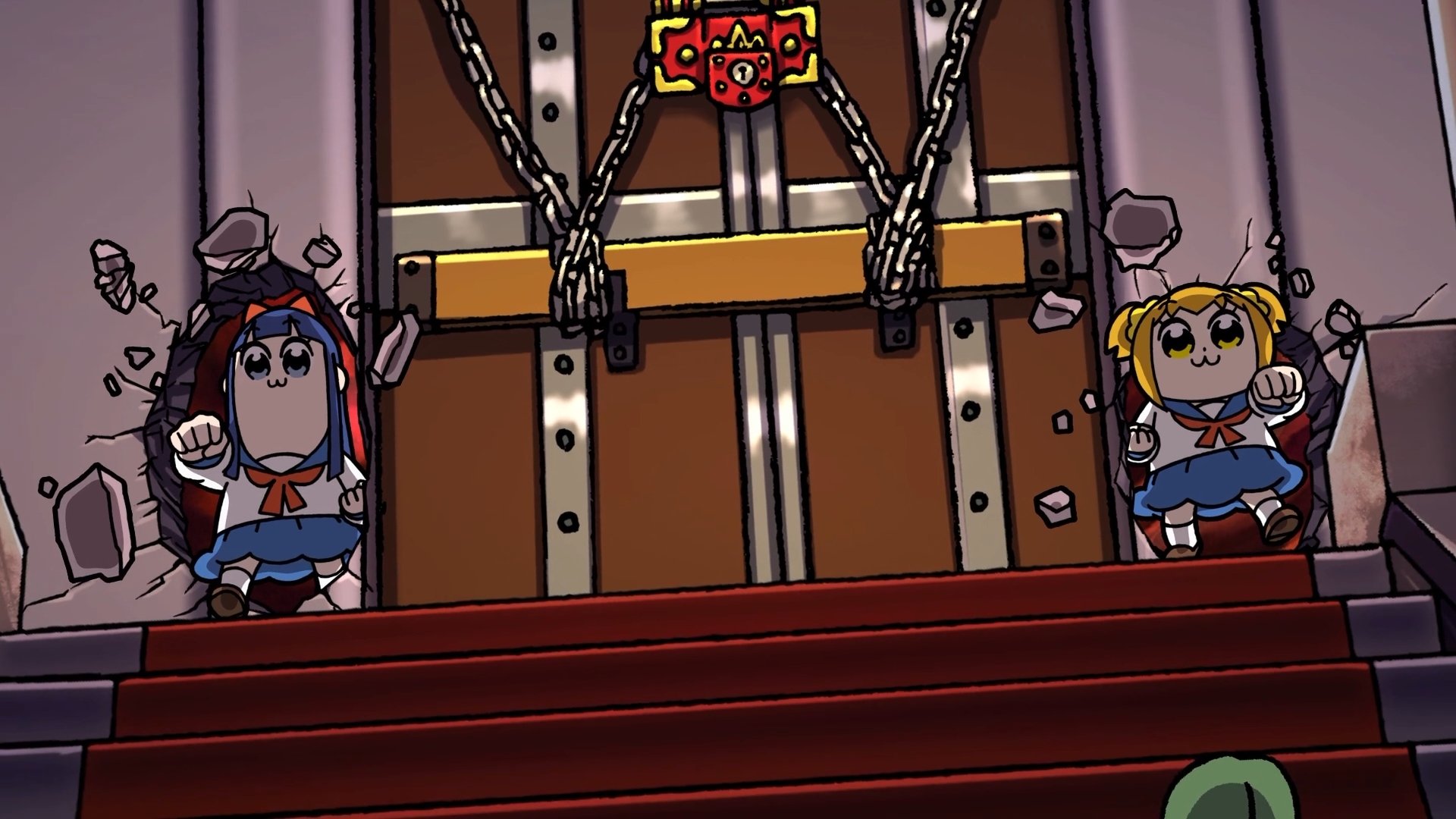 Download Pipimi (Pop Team Epic) Popuko (Pop Team Epic) Anime Pop Team Epic HD Wallpaper