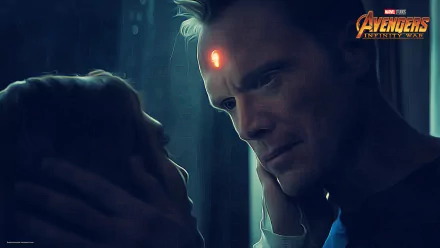 Paul Bettany Vision (Marvel Comics) movie Avengers: Infinity War HD Desktop Wallpaper | Background Image