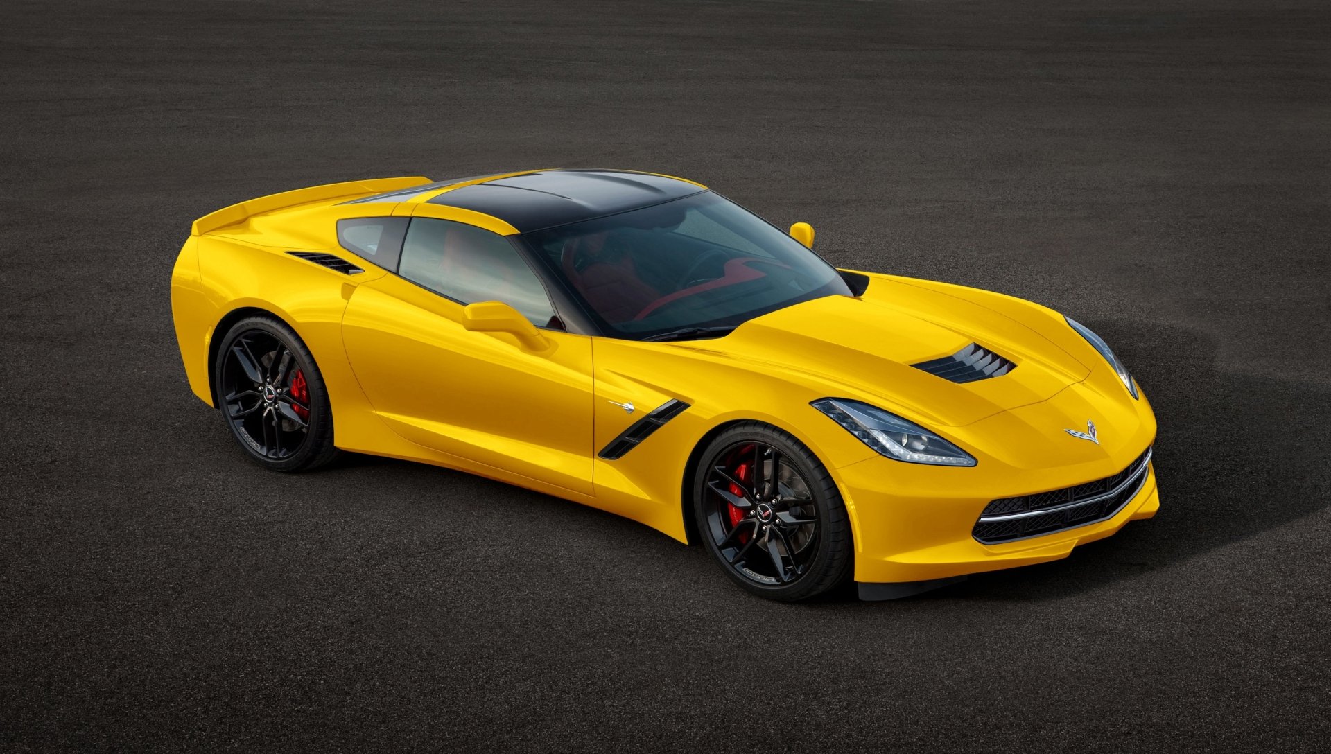 Chevrolet corvette yellow