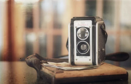 Kodak vintage man made camera HD Desktop Wallpaper | Background Image