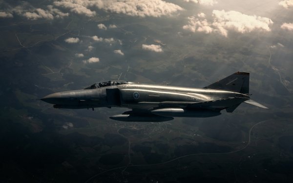 Military McDonnell Douglas F-4 Phantom II Jet Fighters Jet Fighter Aircraft Warplane HD Wallpaper | Background Image