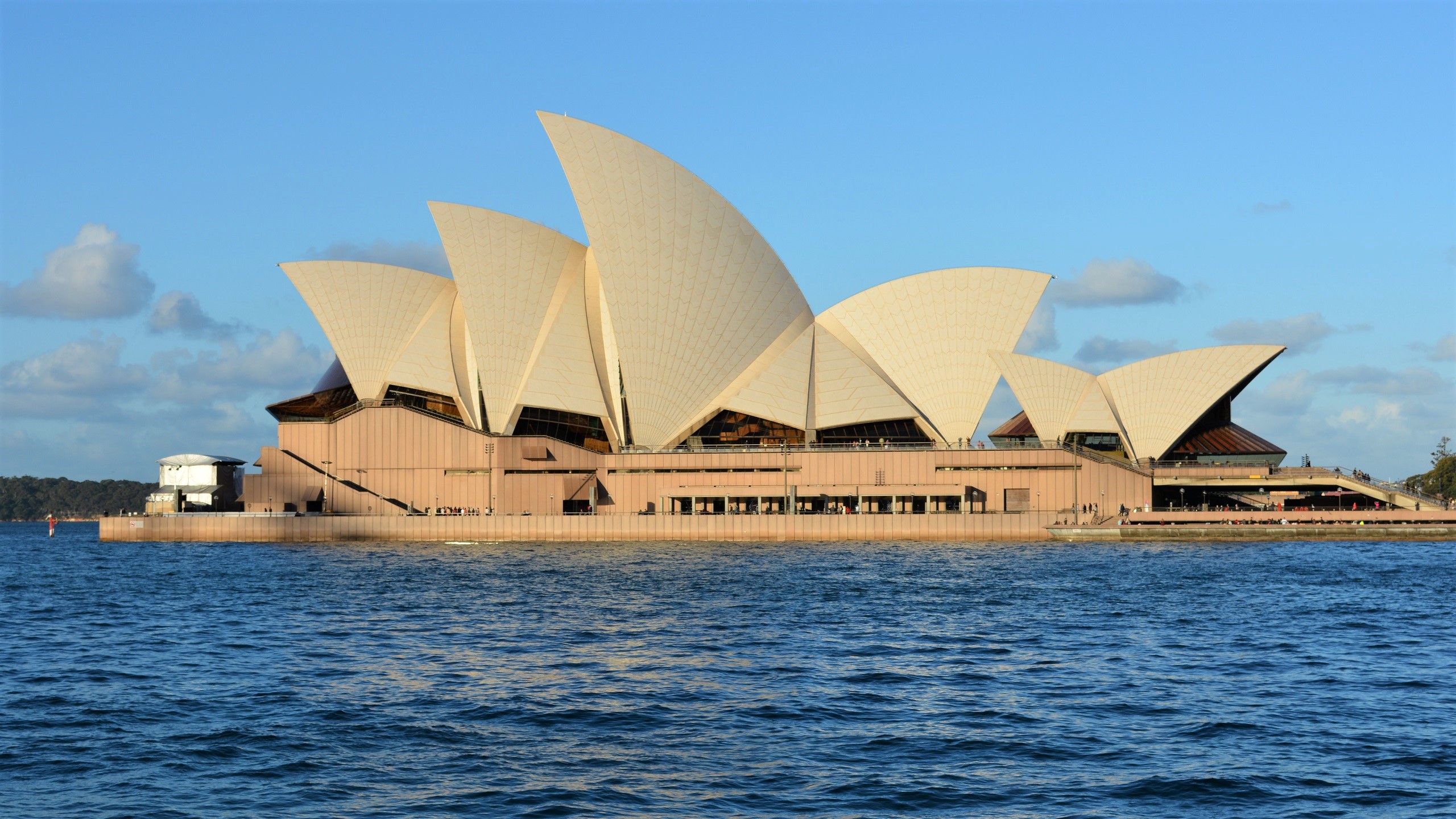 The Sydney Opera House Australia At Sunset Hd Wallpaper Background