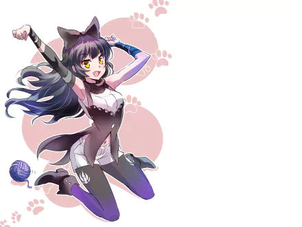 Blake Belladonna Anime RWBY HD Desktop Wallpaper | Background Image