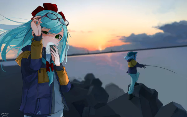 Nitori Kawashiro Hina Kagiyama Anime Touhou HD Desktop Wallpaper | Background Image